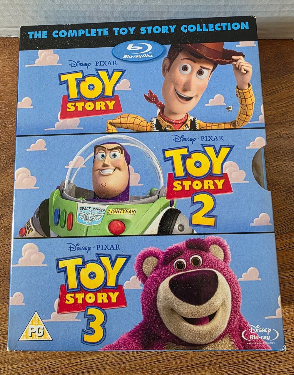 Disney Pixar Toy Story 1 2 3 Complete Collection Blu-Ray Box Set UK Region Free